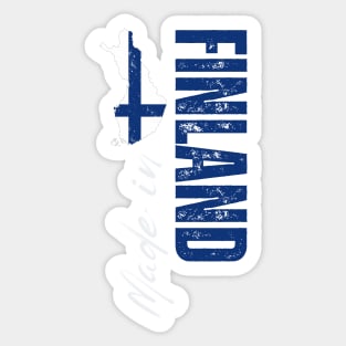 Finland flag, finnish flag Sticker